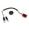 Truck-Lite 33 Series, LED, Red Round, 1 Diode, Marker Clearance Light, P2, Black Rubber Grommet Mount 33050R3 - alternate 1